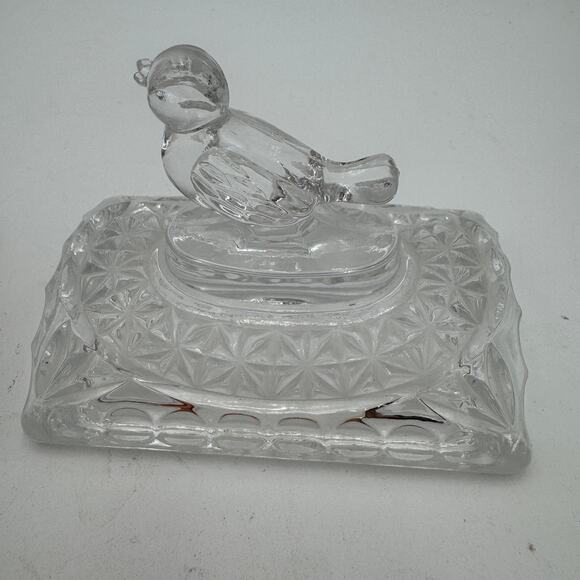 Vintage Byrdes Collection Trunk Box and Bird Lid by Hofbauer 24% Lead Crystal - Picture 7 of 13
